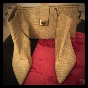 Shoes and bag to match